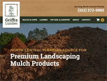 Tablet Screenshot of griffislumber.com